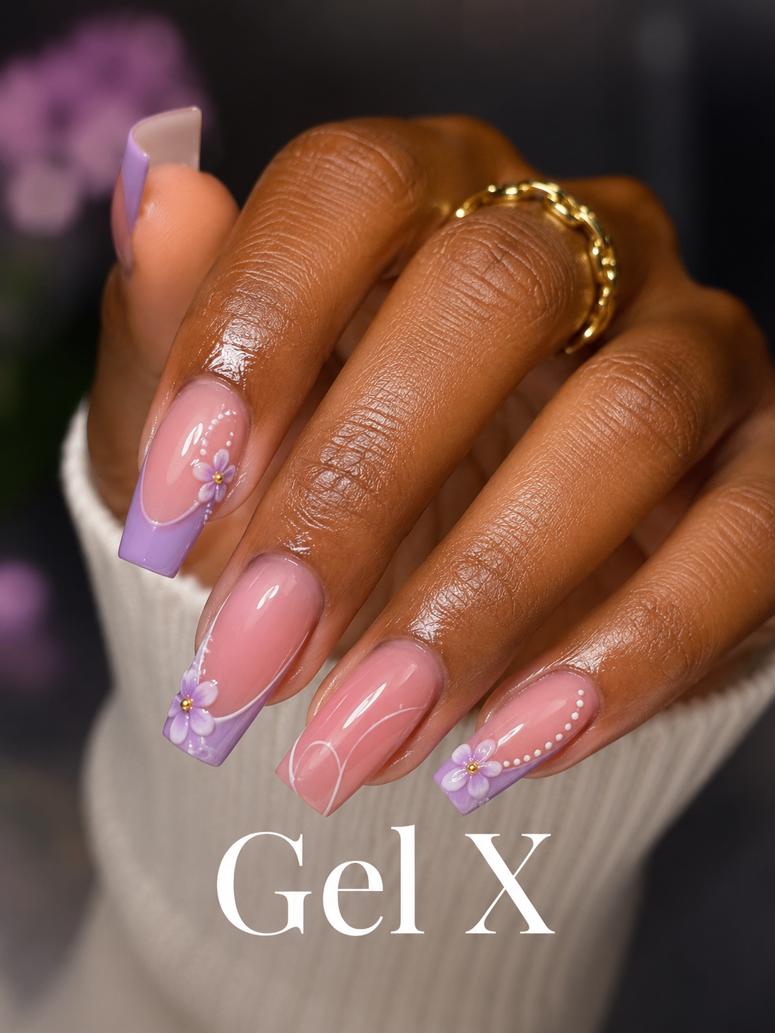 Gel X nail style